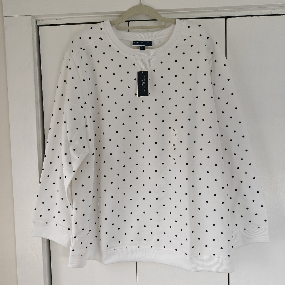 Karen Scott sweatshirt in size 3x, new with tags.